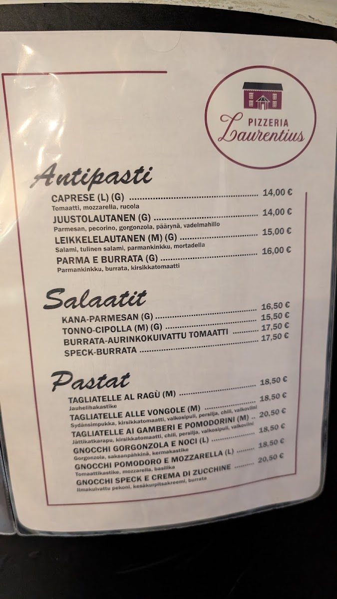 Menu Kahvitupa Laurentius-2